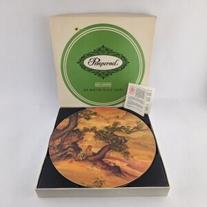 Vintage Pimpernel Round Melamine Placemats Set of 6 Box Holder England